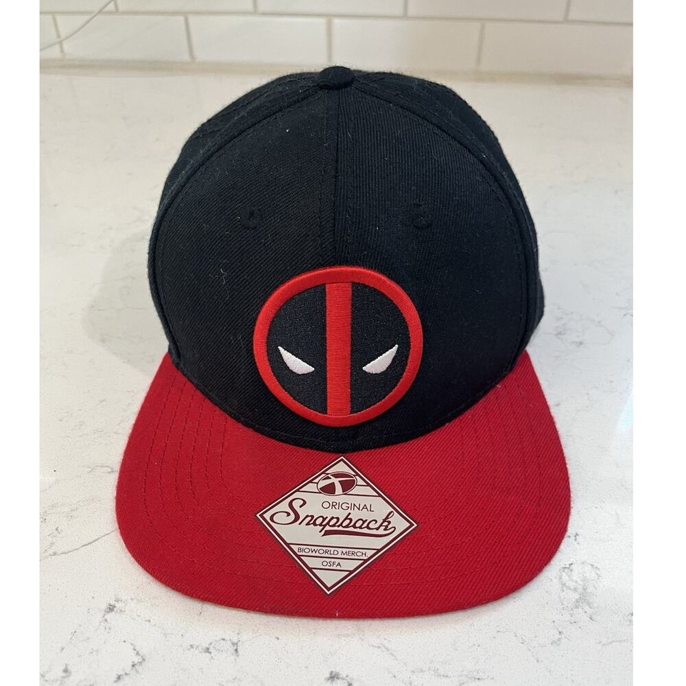 Marvel Deadpool Embroidered Adjustable Snapback Baseball Cap Hat